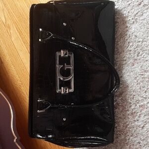 Guess snakeskin satchel